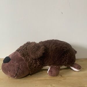 16 inch Chocolate Lab to White Cat FlipaZoo 2 in 1 Plush